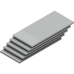 Fachboden, Breite 1300 mm, VE 5 Stk, Tiefe 600 mm, Traglast 200 kg, verzinkt hofe