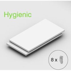 Fachboden, für Hygiene-Steckregal, VE 2 Stk, BxT 1215 x 650 mm eurokraft pro