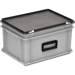 kaiserkraft Mehrzweckkoffer, Inhalt 20 l, Außenmaß LxBxH 400 x 300 x 220 mm, ab 1 Stück