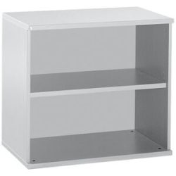 kaiserkraft LENA - Sideboard, HxBxT 722 x 800 x 442 mm, 1 Fachboden, 2 Ordnerhöhen, lichtgrau