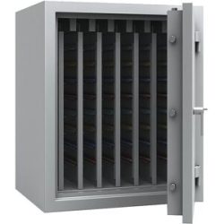 kaiserkraft Schlüsseltresor mit ausziehbaren Zwischenwänden, VDMA B und Euro-Norm S2, 1680 Haken, HxBxT 1006 x 836 x 700 mm