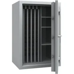 kaiserkraft Schlüsseltresor mit ausziehbaren Zwischenwänden, VDMA B und Euro-Norm S2, 1650 Haken, 3 Fachböden, HxBxT 1256 x 836 x 700 mm