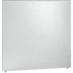 kaiserkraft Trennwand, Kunststoff, Rahmen lichtgrau, 1300 x 1300 mm