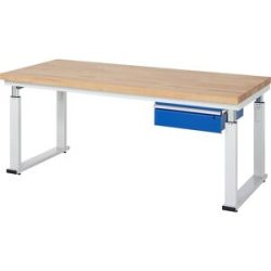 Unterbau-Schubladencontainer, BxT 580 x 650 mm, für Tisch-Serie 600, Schubladenhöhe 1 x 150 mm RAU