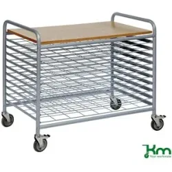 Profi-Trockenwagen, Tragfähigkeit 100 kg, 10 Etagen, ab 4 Stk Kongamek