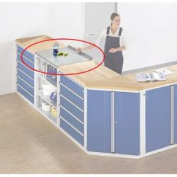 Stahlblechauflage, verzinkt, BxT 1060 x 700 mm ANKE