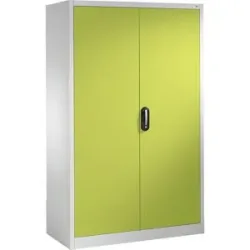 ACURADO Universalschrank, BxT 1200 x 600 mm, lichtgrau / viridingrün C+P