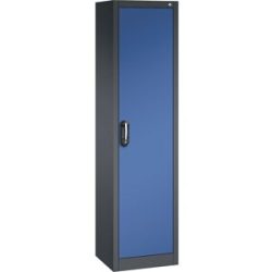 ACURADO Universalschrank, BxT 500 x 400 mm, schwarzgrau / enzianblau C+P