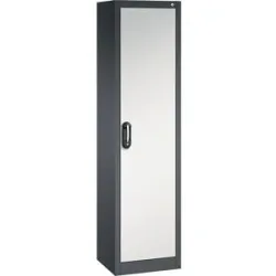 ACURADO Universalschrank, BxT 500 x 400 mm, schwarzgrau / lichtgrau C+P