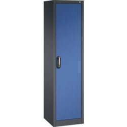 ACURADO Universalschrank, BxT 500 x 500 mm, schwarzgrau / enzianblau C+P