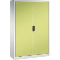 ACURADO Universalschrank, BxT 1200 x 400 mm, lichtgrau / viridingrün C+P