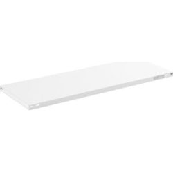Fachboden, lichtgrau RAL 7035, Bauart leicht, BxT 1300 x 600 mm eurokraft pro