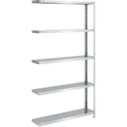 Schraubregal, Bauart leicht, doppelseitig, HxBxT 2000 x 1000 x 300 mm, verzinkt, Anbauregal eurokraft pro