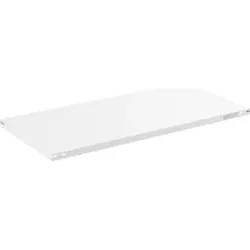 Stahlfachboden, Traglast 125 kg, lichtgrau, BxT 1300 x 800 mm eurokraft pro