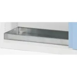 Wannenboden, verzinkt, für Schrank-BxT 1000 x 500 mm eurokraft pro