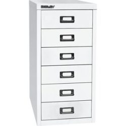 MultiDrawer? 29er Serie, DIN A4, 6 Schubladen, verkehrsweiß BISLEY