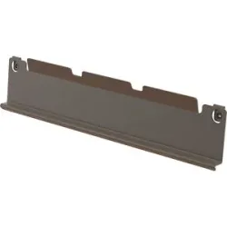 kaiserkraft Edelstahl-Kästenhalter, für Edelstahl-Lochwand, LxBxH 375 x 25 x 80 mm