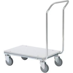 Plattformwagen SERIE 100, Tragfähigkeit 200 kg, LxBxH 670 x 465 x 960 mm HelgeNyberg