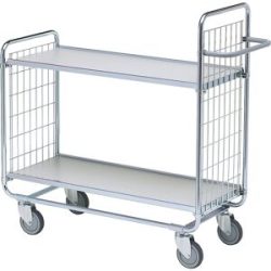 Etagenwagen SERIE 100, 2 Etagen, LxBxH 1180 x 460 x 1120 mm HelgeNyberg