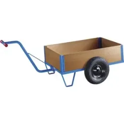 Zweirad-Handwagen, mit Kastenaufbau, Ladefläche 1250 x 800 mm eurokraft pro