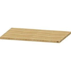 Arbeitsplatte, Buche massiv, für 1 Schrank ANKE