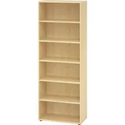 RENATUS - Regal, HxB 2154 x 800 mm, 5 Fachböden, Ahorn-Dekor eurokraft pro