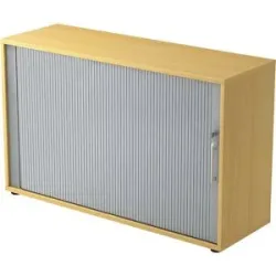 Hammerbacher Aktenschrank 3FH Buche Holz, Kunststoff 1.200 x 400 x 1.100 mm