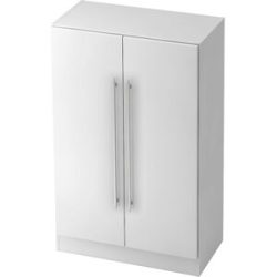 Aktenschrank Office Weiss Holz 80 cm 42 cm 127 cm - Material: Holzwerkstoff - Aktenschrank
