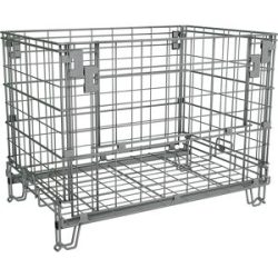 kaiserkraft Gitter-Faltbox, LxB 1160 x 800 mm, Nutzhöhe 770 mm, Stapelhöhe 910 mm