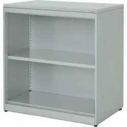 Kombi-Regal, HxBxT 830 x 800 x 432 mm, Kunststoffplatte, 1 Fachboden, lichtgrau mauser