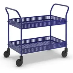 Verkaufswagen, LxBxH 1130 x 550 x 940 mm, blau Kongamek
