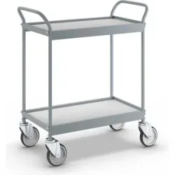 Ebinger 0034G Allzweckwagen Feststeller Stahl pulverbeschichtet Traglast (max.): 150 kg Silber-Grau