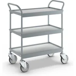 Ebinger 0035G Allzweckwagen Feststeller Stahl pulverbeschichtet Traglast (max.): 150 kg Silber-Grau