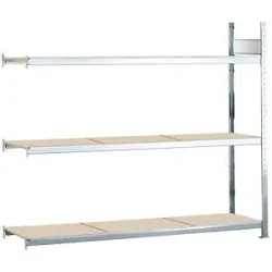 Weitspannregal, gesteckt, HxBxT 2000 x 2250 x 800 mm, Spanplatten, Anbauregal SCHULTE