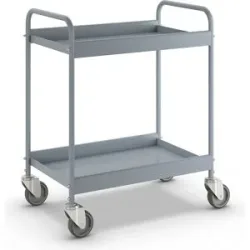 Ebinger 0350G Allzweckwagen Feststeller Stahl pulverbeschichtet Traglast (max.): 40 kg Silber-Grau (RAL 7001)