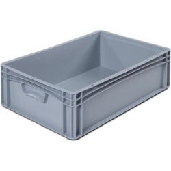 kaiserkraft Euronorm-Behälter, LxB 600 x 400 mm, Wände und Boden geschlossen, Höhe 170 mm