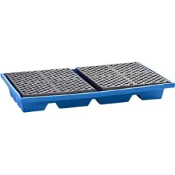 kaiserkraft Regal-Einhängewanne, aus Polyethylen, LxH 1780 x 250 mm, PE-Rost
