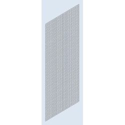 Seitenwand-Verkleidung, Schweißgitter, Höhe 2500 mm, Tiefe 800 mm eurokraft pro