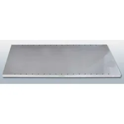 Fachboden verzinkt extra, Kantenhöhe 25 mm, VE 2 Stk, BxT 1000 x 300 mm eurokraft pro