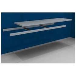 Zusatzfachebene inkl. Traversen und Stahlboden, Breite 2500 mm, Tiefe 600 mm hofe