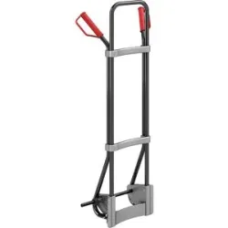 Sackkarre, Rahmen, Tragfähigkeit 200 kg, tiefschwarz RAL 9005 eurokraft pro