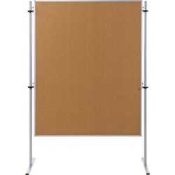 Funktions-Trennwand, Naturkork, HxB 1500 x 1200 mm, VE 2 Stk eurokraft basic