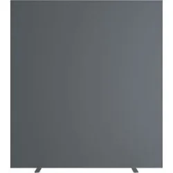 Trennwand easyScreen, HxT 1740 x 390 mm, mit Schallschutz, anthrazit, Breite 1600 mm EasyScreen