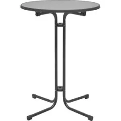 kaiserkraft Stehtisch im Außenbereich, HxØ 1100 x 800 mm, anthrazit