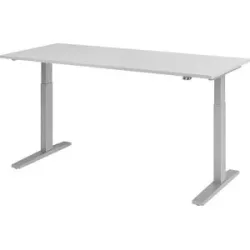 Hammerbacher Sitz-Stehschreibtisch VXMKA19/5/S Grau 1800 x 800 mm