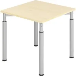 Schreibtisch Office Holz 80 cm - Farbe: Ahorn - Material: Holzwerkstoff - Schreibtisch