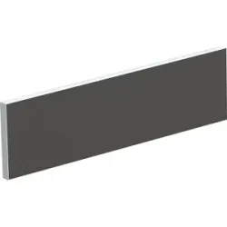 Tischtrennwand für Teamschreibtische, Breite 1200 mm, Bezug anthrazit EasyDesk