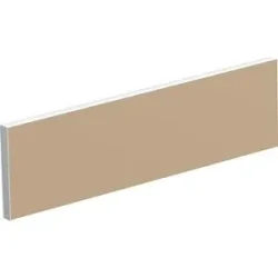 Tischtrennwand für Teamschreibtische, Breite 1200 mm, Bezug sand EasyDesk