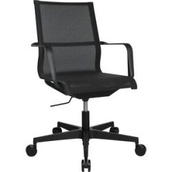 Bürostuhl SITNESS LIFE 40, mit Armlehnen und SITNESS-Gelenk, schwarz Topstar
