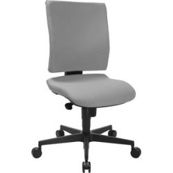 Bürostuhl SYNCRO CLEAN, Stoffbezug antibakteriell, hellgrau Topstar